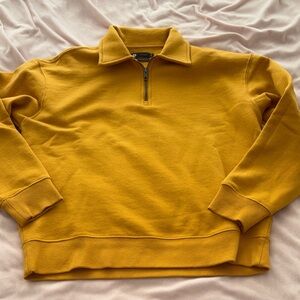 Simons Men's Golden Zip-Up Sweater
